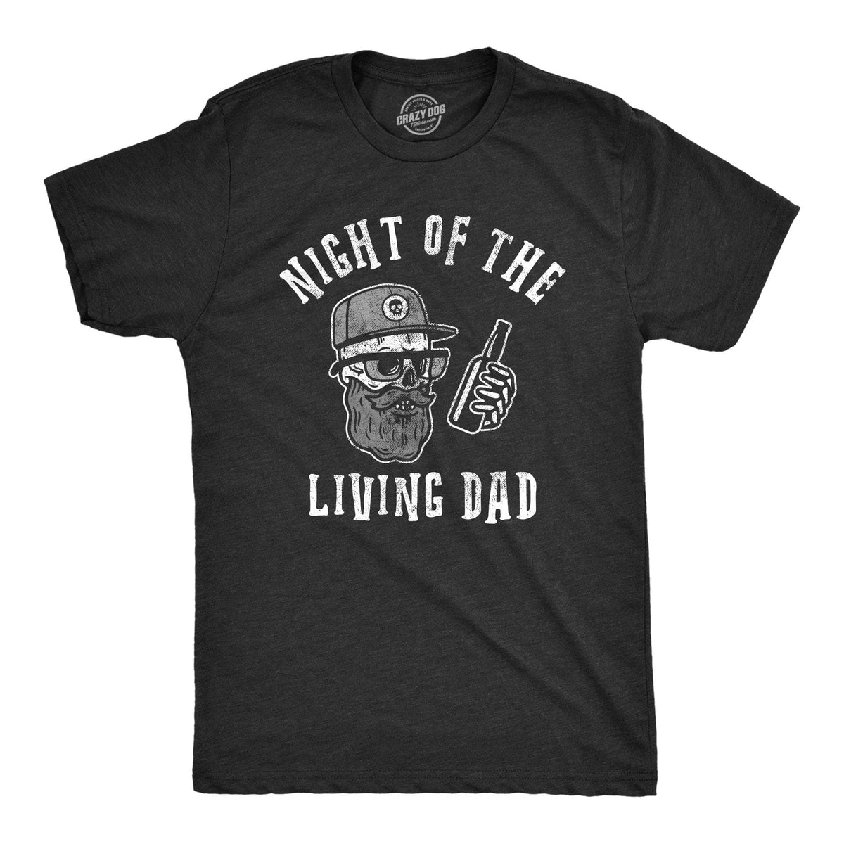 Night Of The Living Dad Men&#39;s Tshirt - Crazy Dog T-Shirts
