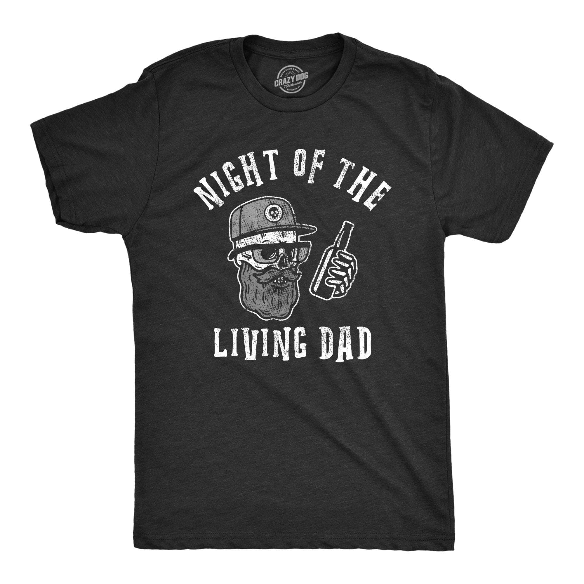 Night Of The Living Dad Men's Tshirt - Crazy Dog T-Shirts
