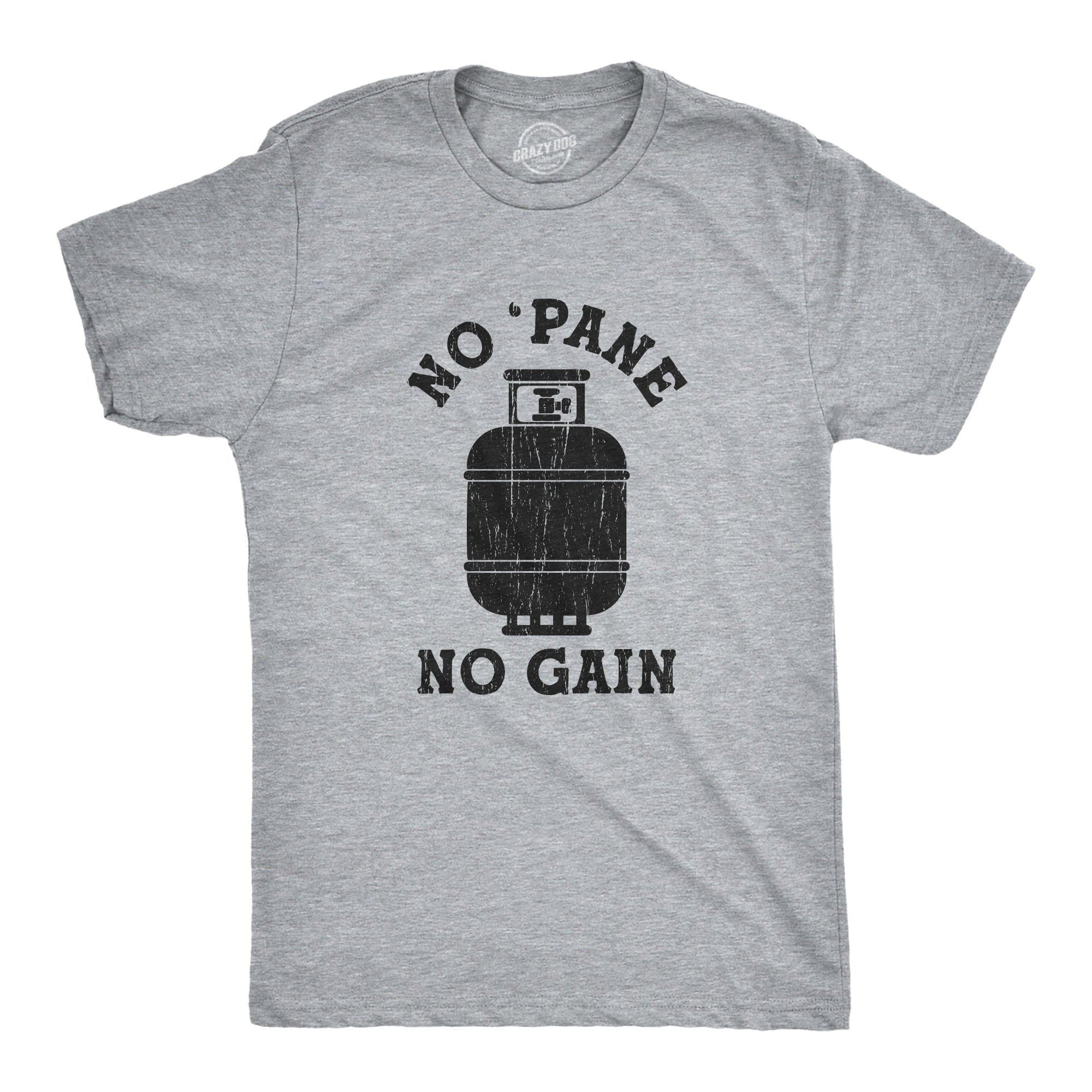 No 'Pane No Gain Men's Tshirt - Crazy Dog T-Shirts