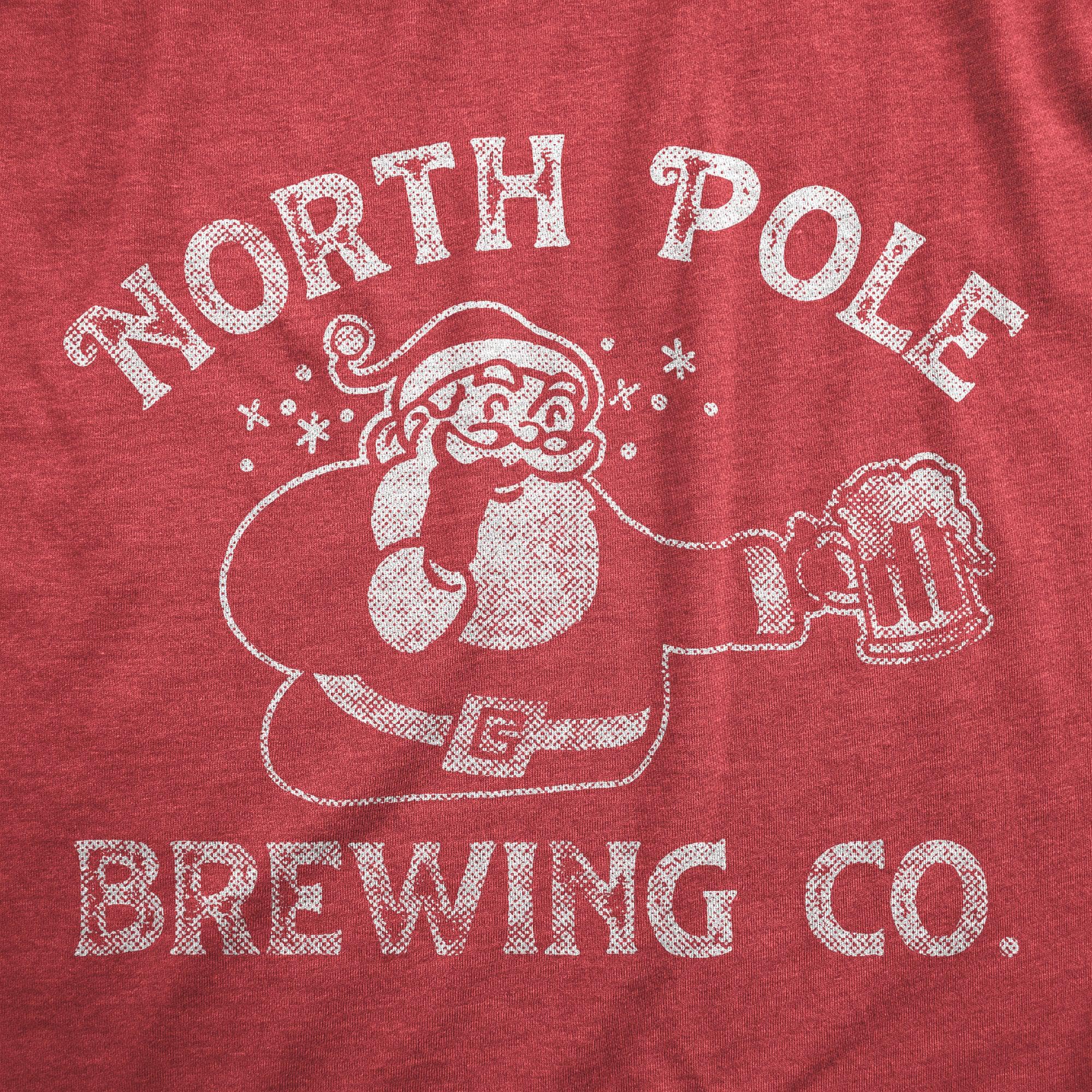 North Pole Brewing Co Men's Tshirt  -  Crazy Dog T-Shirts