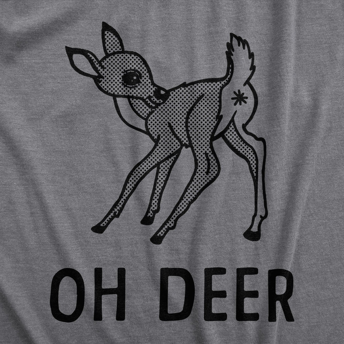 Oh Deer Men&#39;s Tshirt  -  Crazy Dog T-Shirts