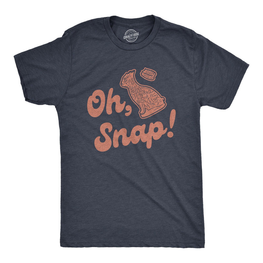 Oh Snap Easter Men's Tshirt  -  Crazy Dog T-Shirts