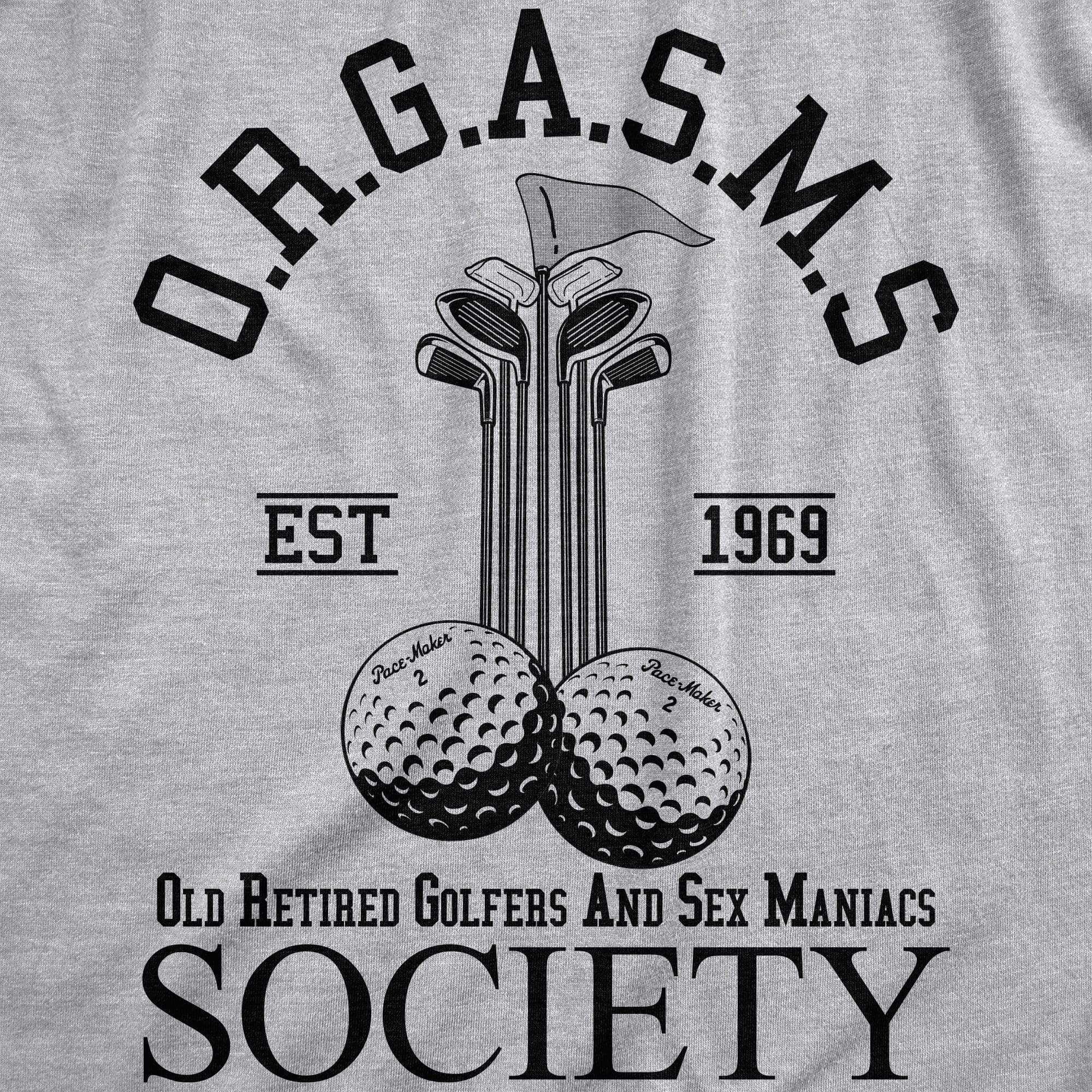 Orgasms Men's Tshirt  -  Crazy Dog T-Shirts