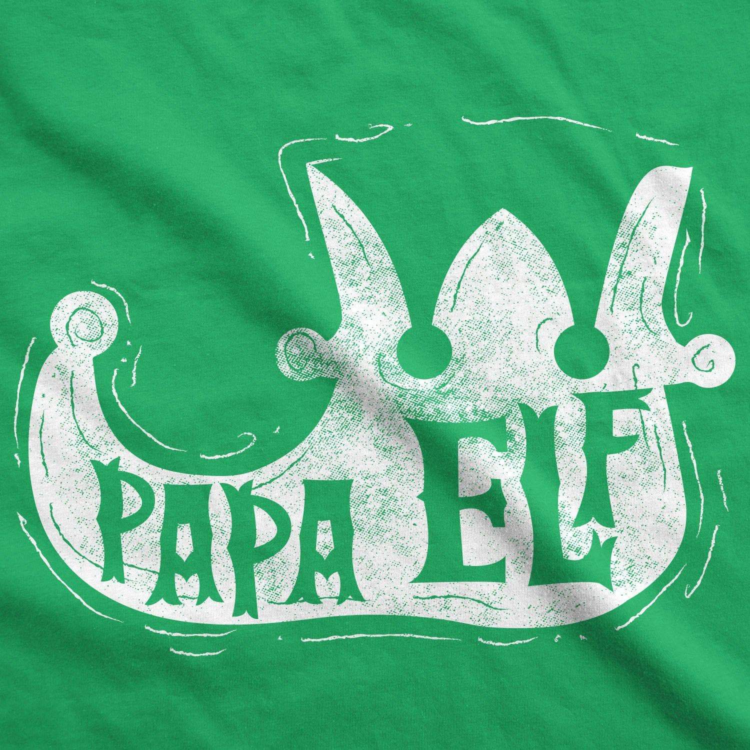 Papa Elf Men's Tshirt - Crazy Dog T-Shirts