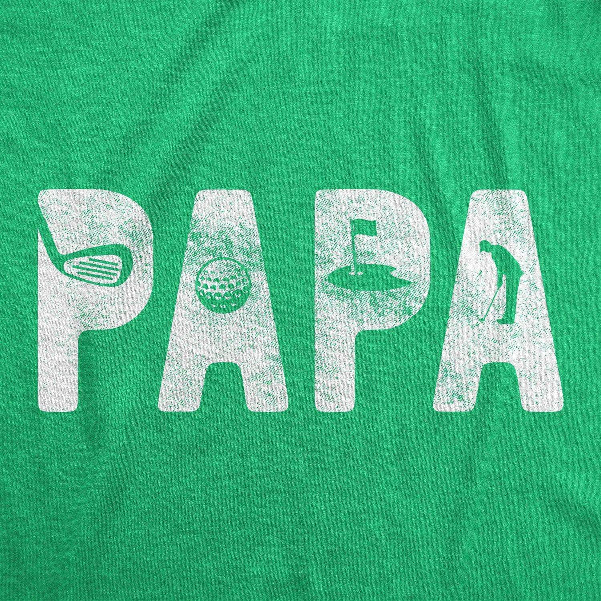 Papa Golf Men&#39;s Tshirt - Crazy Dog T-Shirts