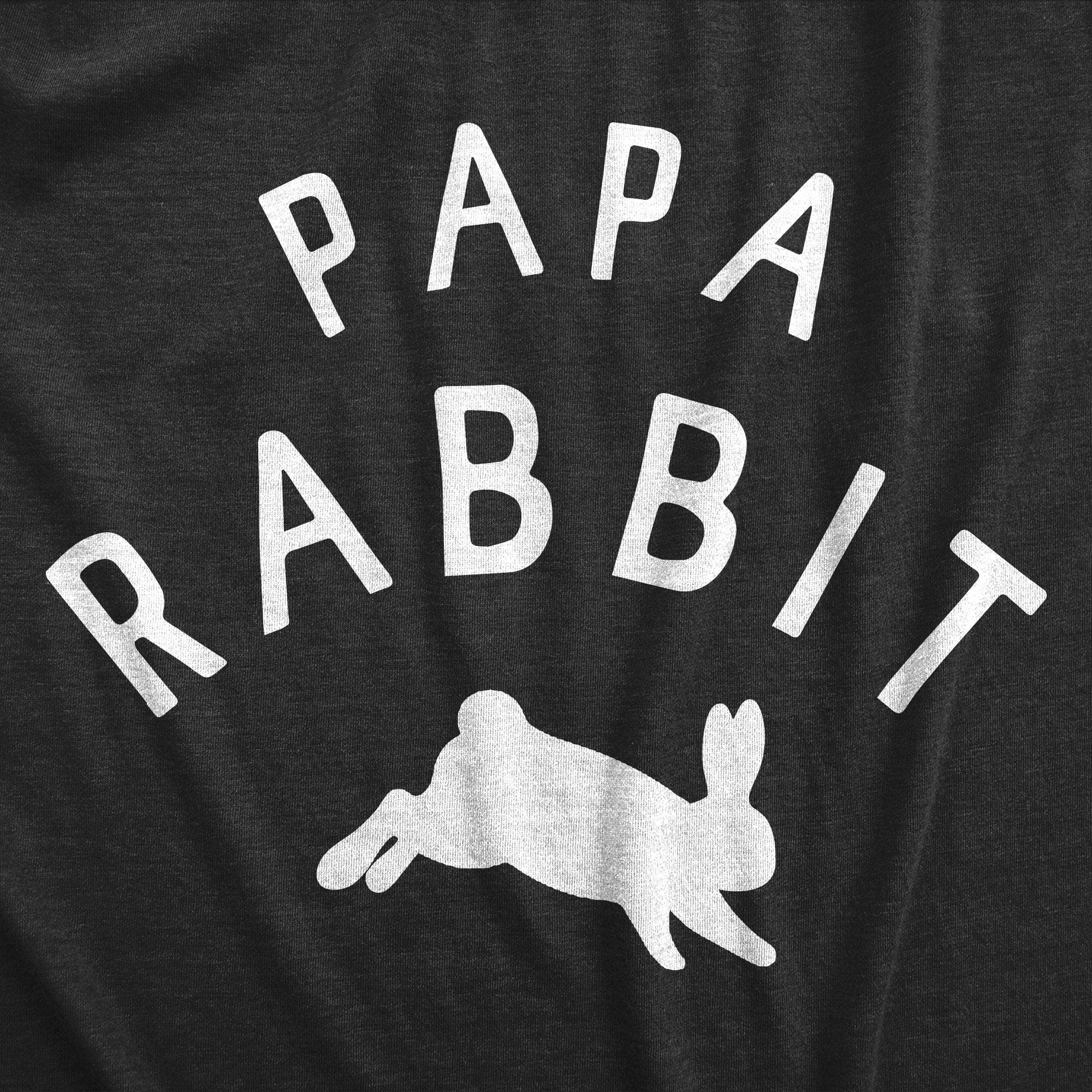 Papa Rabbit Men's Tshirt  -  Crazy Dog T-Shirts