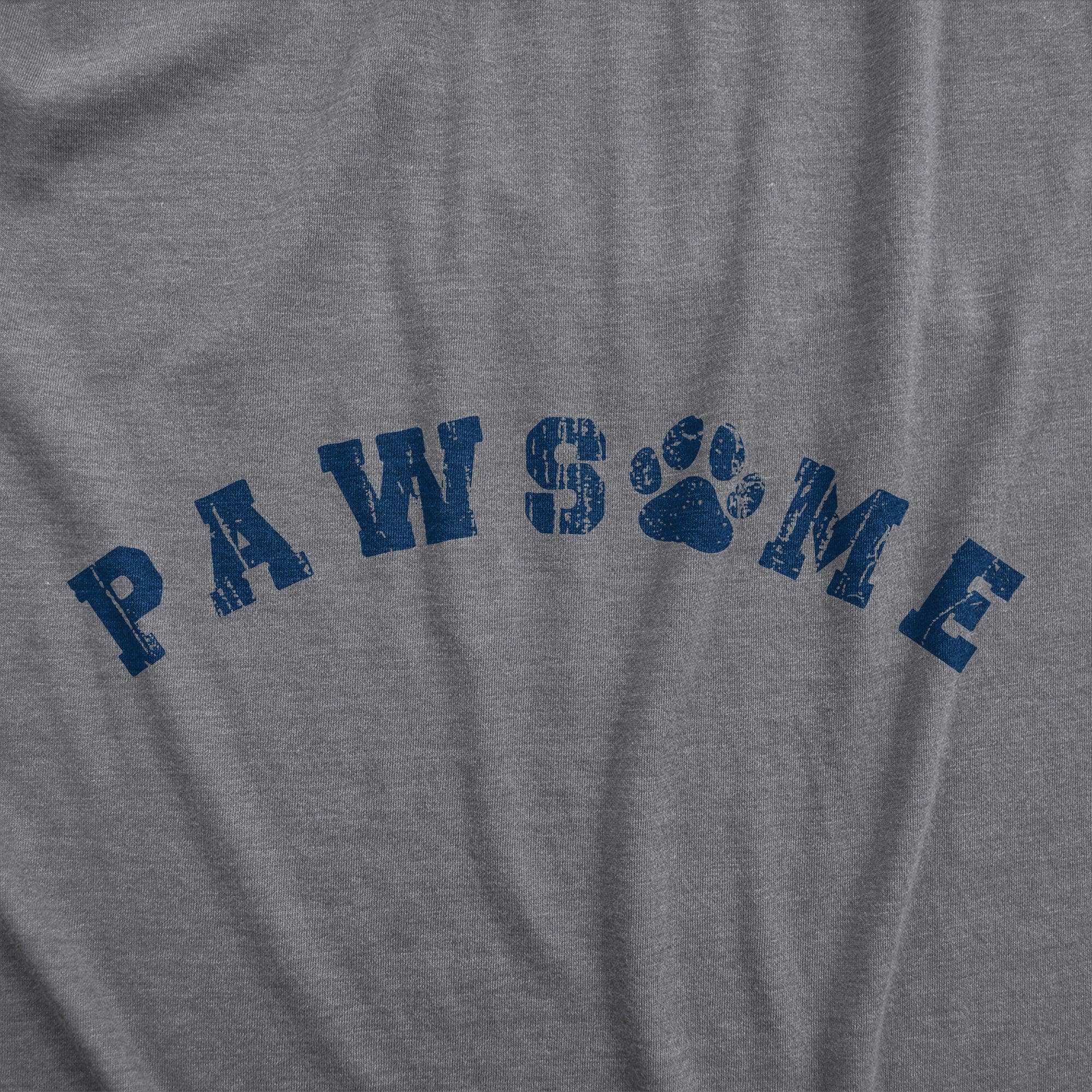 Pawsome Men's Tshirt  -  Crazy Dog T-Shirts