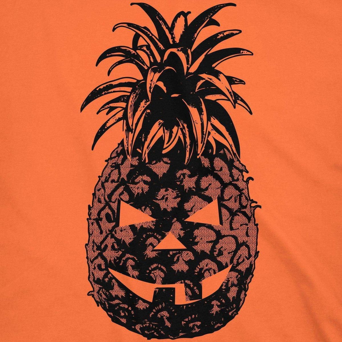 Pineapple Jack-O-Lantern Men&#39;s Tshirt - Crazy Dog T-Shirts