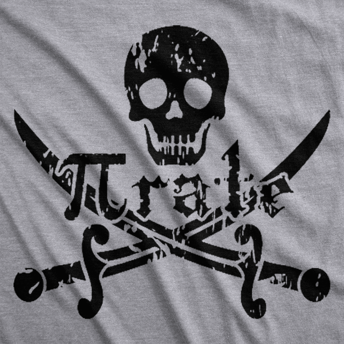 Pirate Skull And Crossbones Men&#39;s Tshirt - Crazy Dog T-Shirts