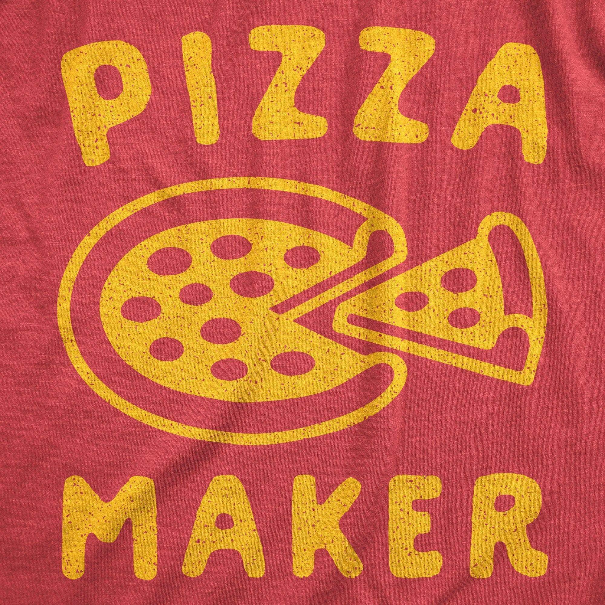 Pizza Maker Men's Tshirt - Crazy Dog T-Shirts