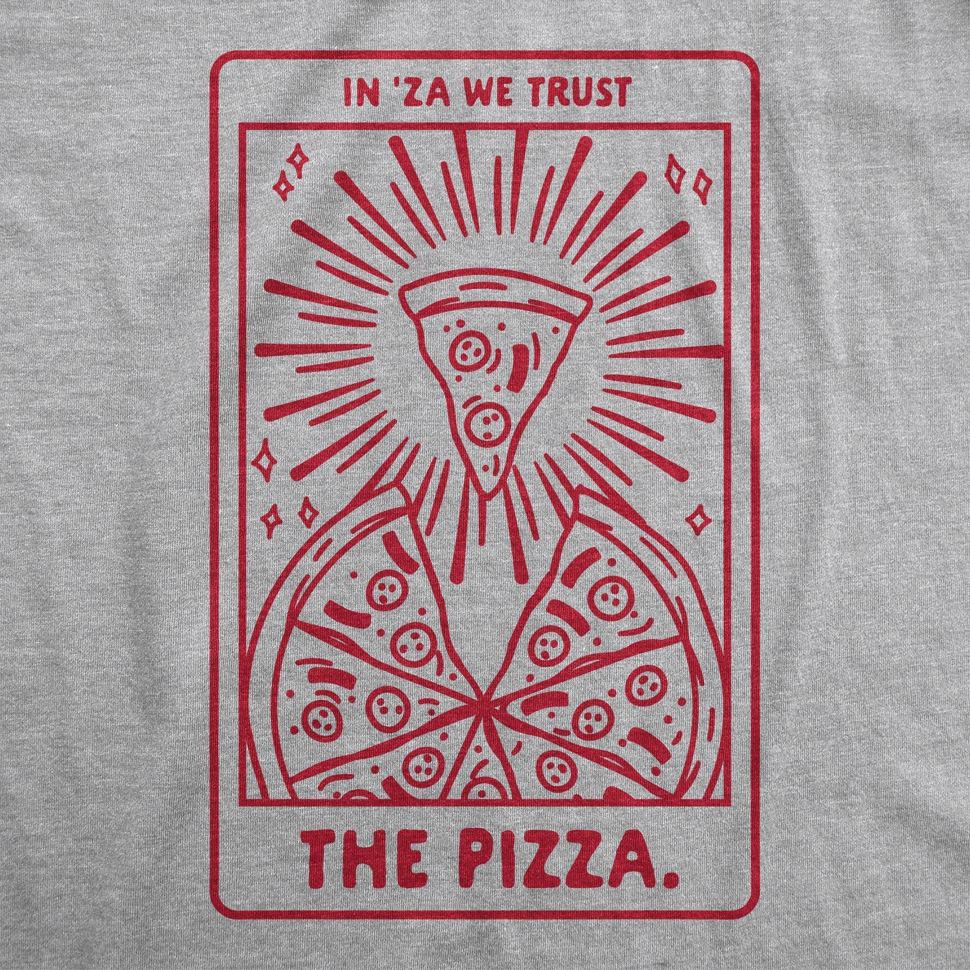 Pizza Tarot Card Men's Tshirt - Crazy Dog T-Shirts