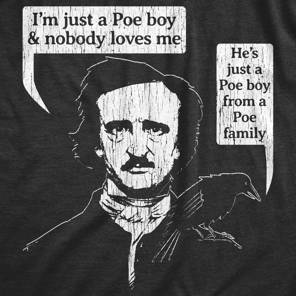 Poe Boy Men&#39;s Tshirt - Crazy Dog T-Shirts