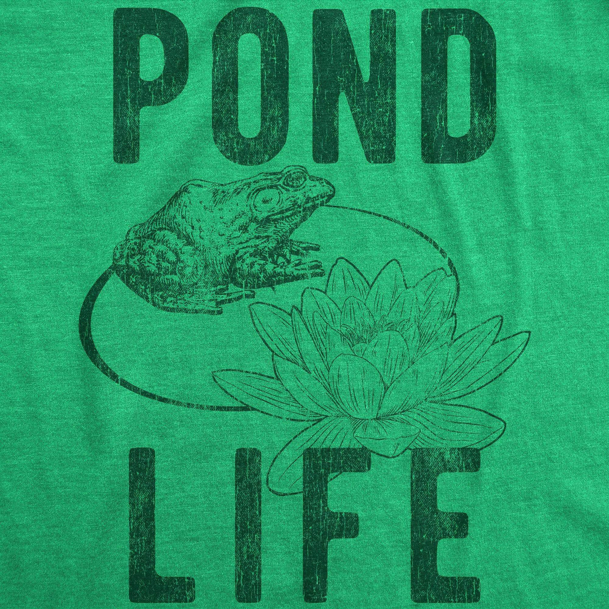 Pond Life Men&#39;s Tshirt - Crazy Dog T-Shirts