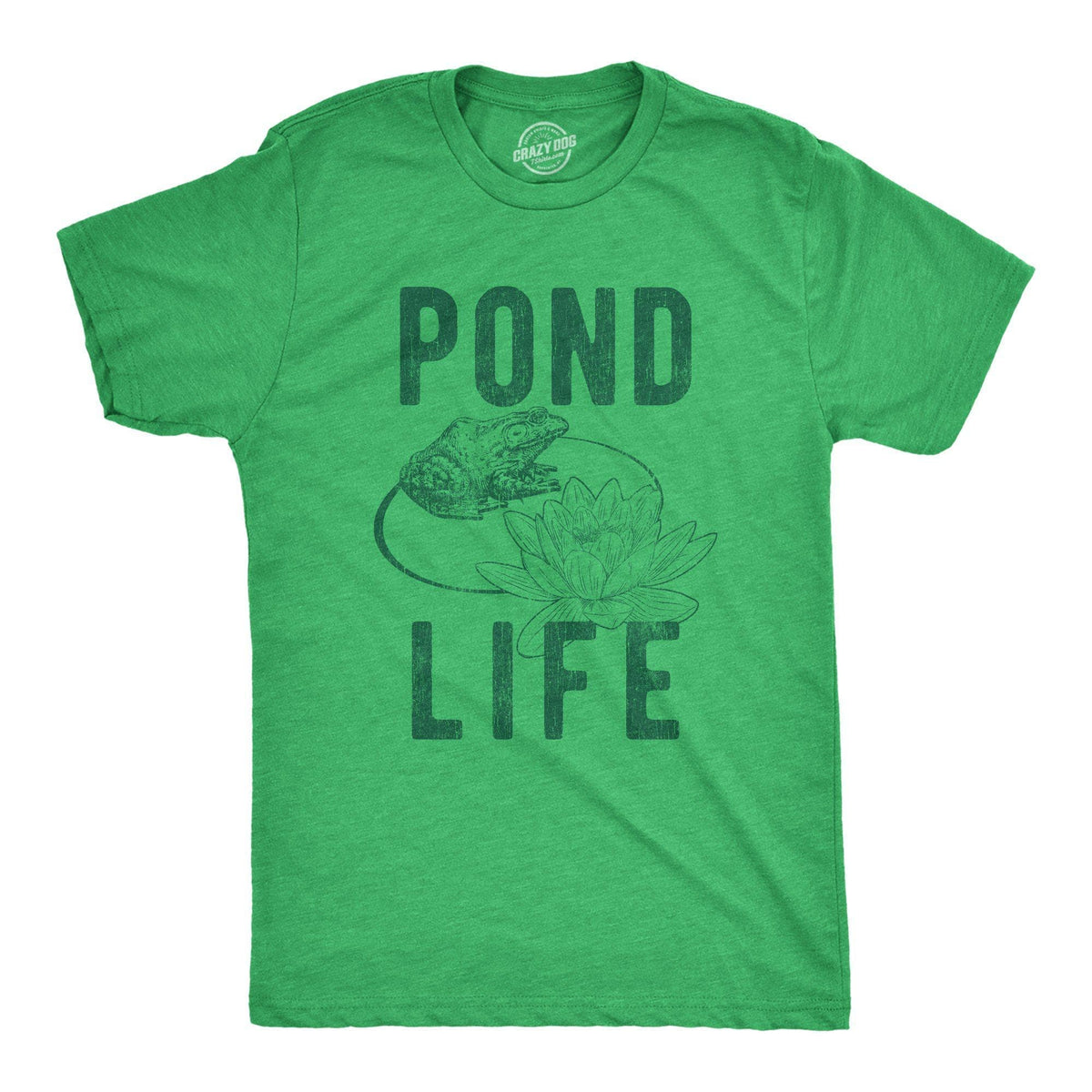 Pond Life Men&#39;s Tshirt - Crazy Dog T-Shirts