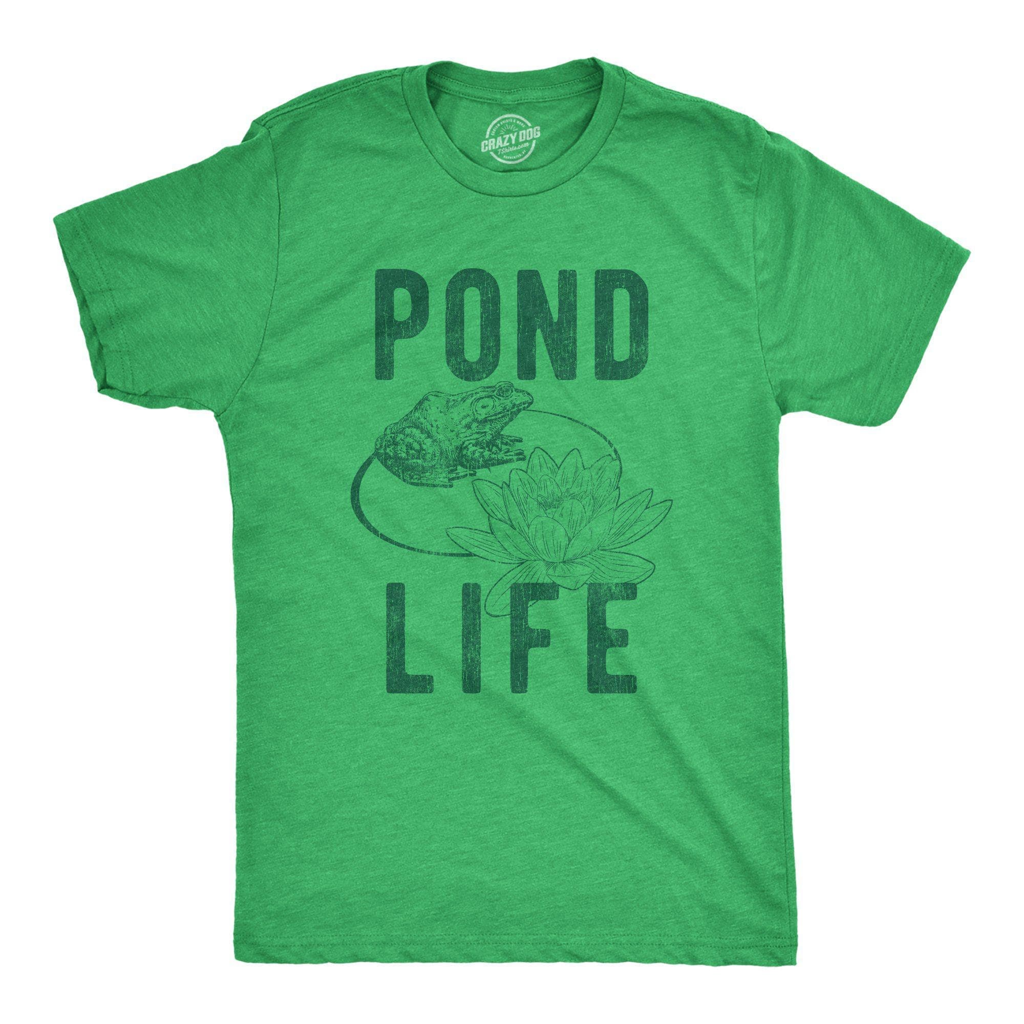 Pond Life Men's Tshirt - Crazy Dog T-Shirts