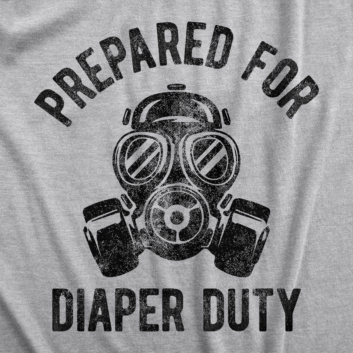 Prepared For Diaper Duty Men&#39;s Tshirt - Crazy Dog T-Shirts