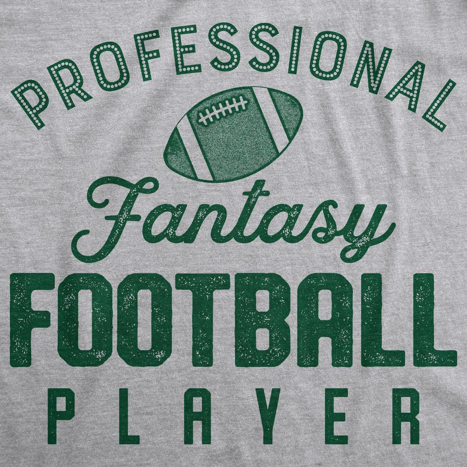 Professional Fantasy Football Player Men's Tshirt - Crazy Dog T-Shirts