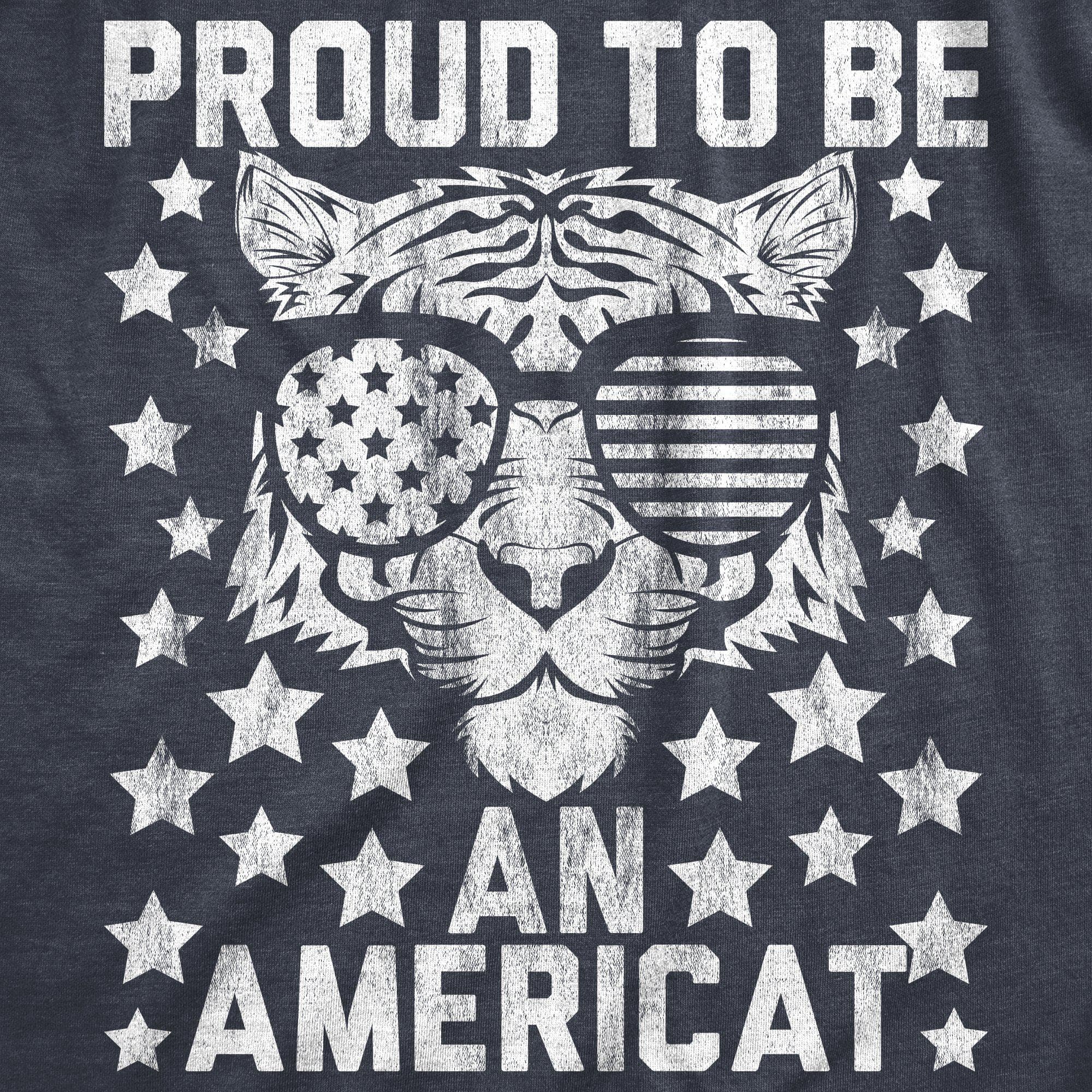 Proud To Be An Americat Men's Tshirt - Crazy Dog T-Shirts