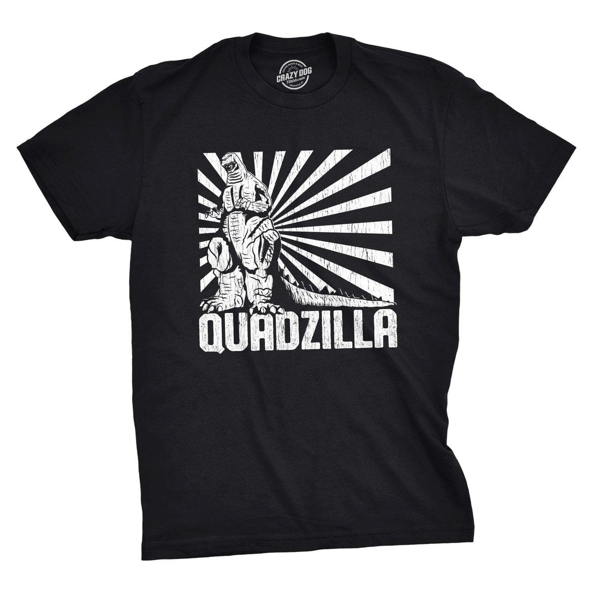 Quadzilla Men&#39;s Tshirt  -  Crazy Dog T-Shirts