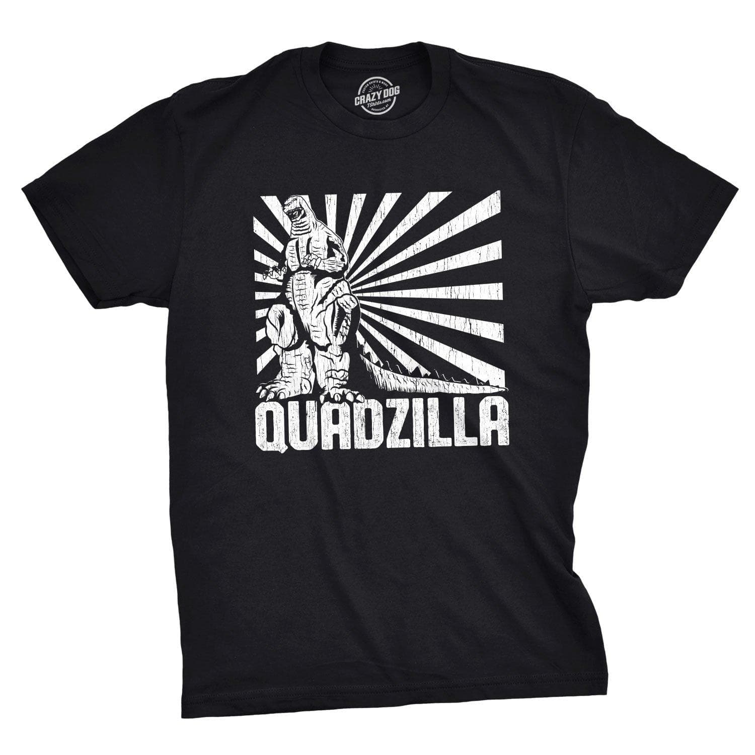 Quadzilla Men's Tshirt  -  Crazy Dog T-Shirts