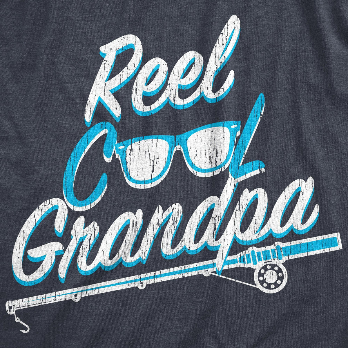 Reel Cool Grandpa Men&#39;s Tshirt  -  Crazy Dog T-Shirts
