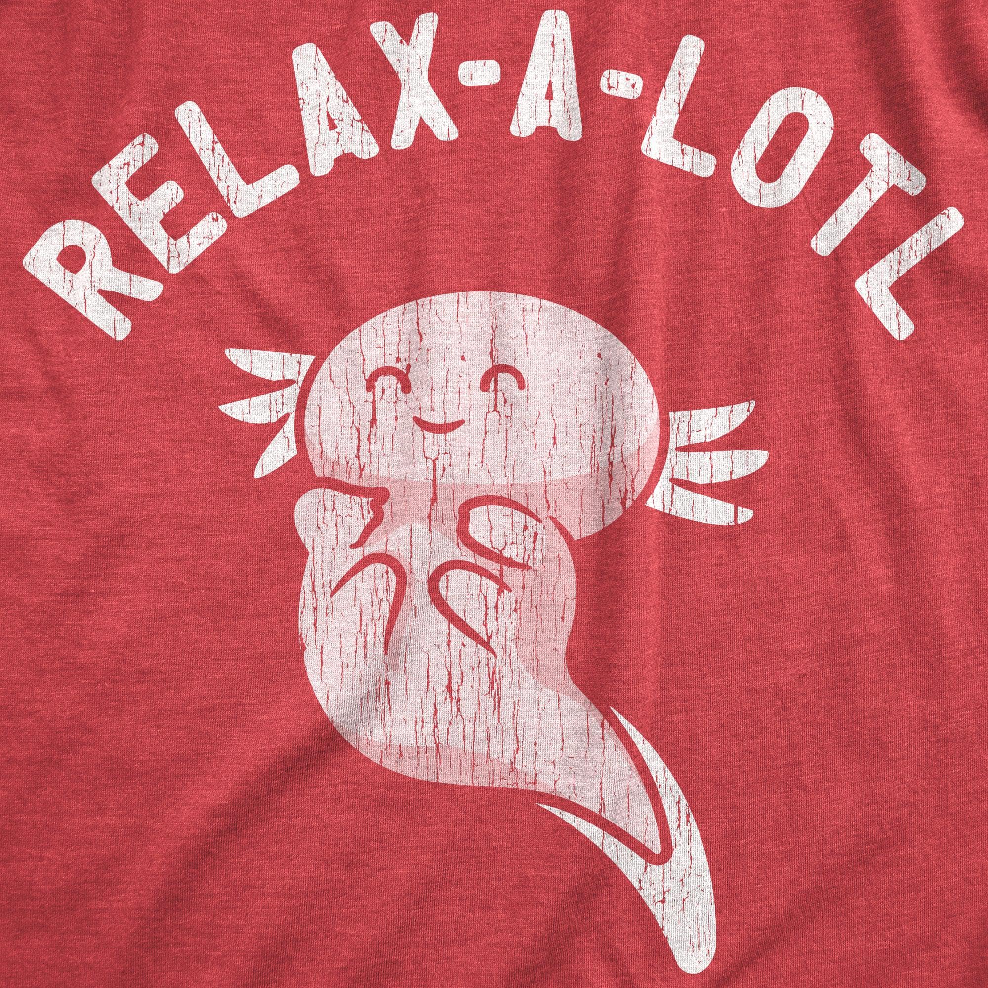 Relax A Lotl Men's Tshirt  -  Crazy Dog T-Shirts