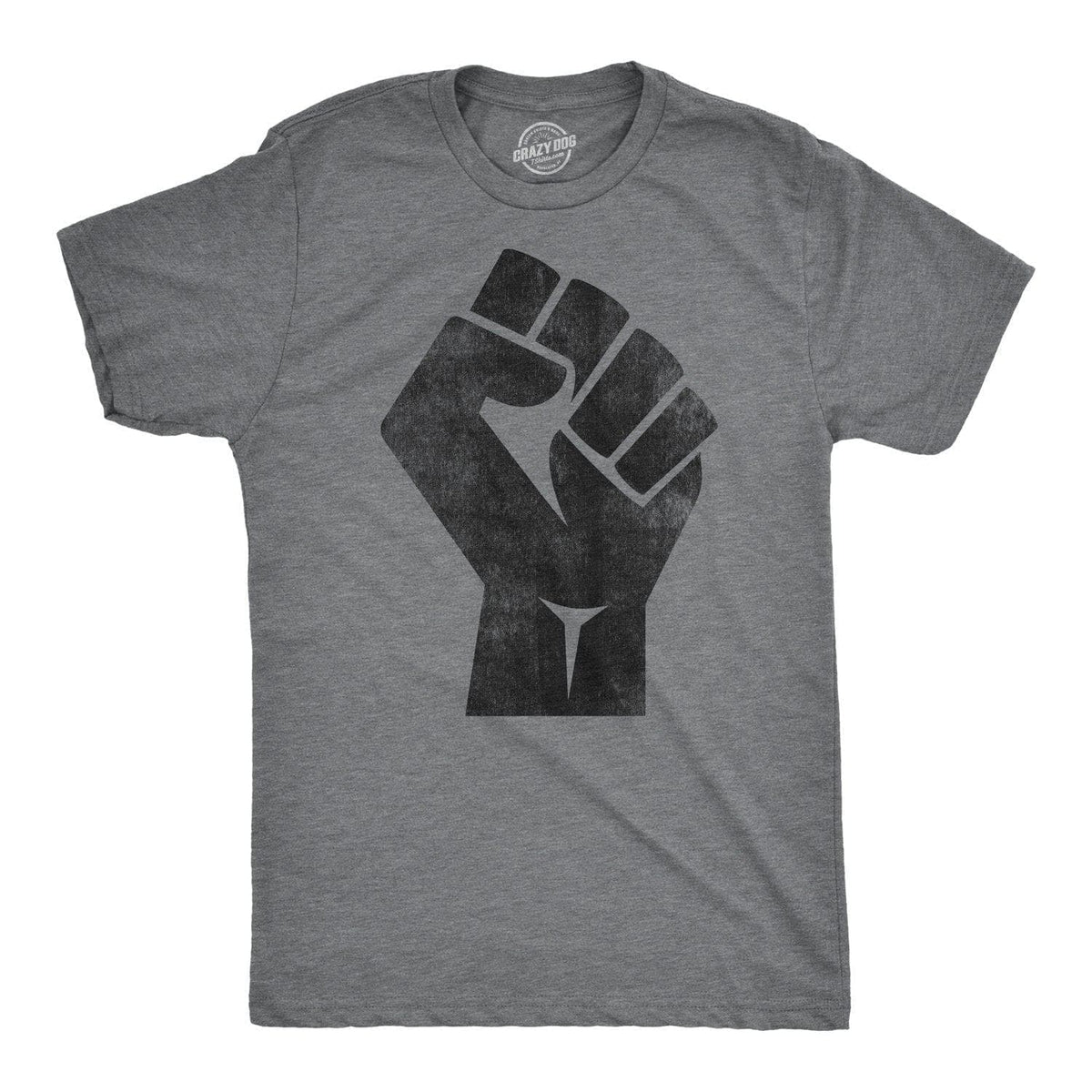 Revolution Fist Men&#39;s Tshirt  -  Crazy Dog T-Shirts