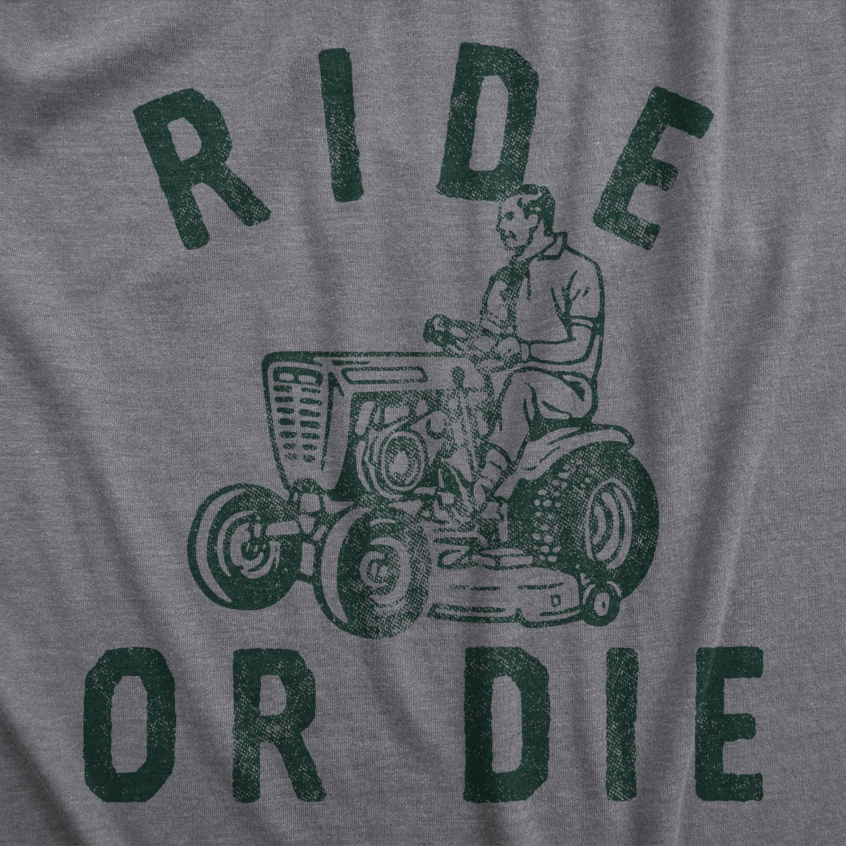 Ride Or Die Men&#39;s Tshirt  -  Crazy Dog T-Shirts