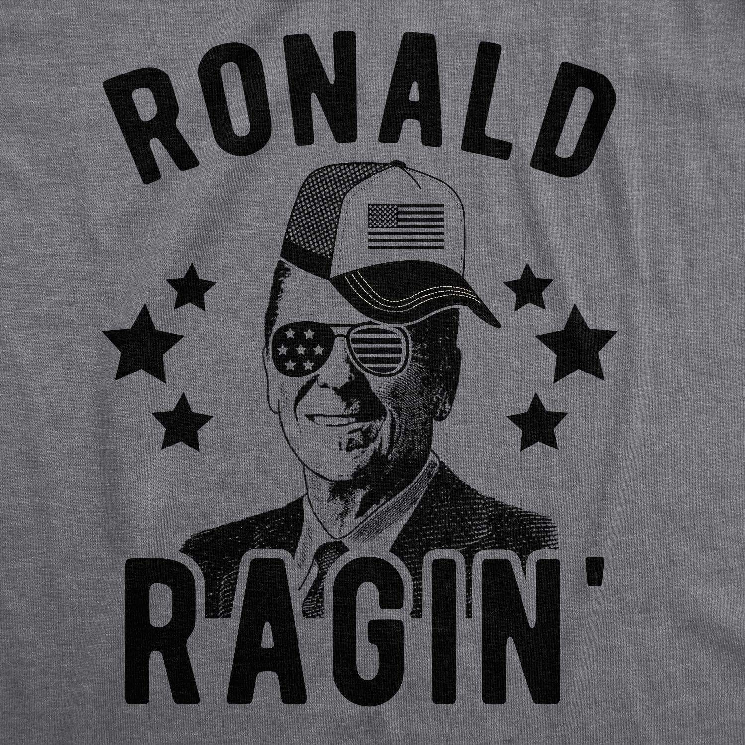 Ronald Ragin' Men's Tshirt - Crazy Dog T-Shirts