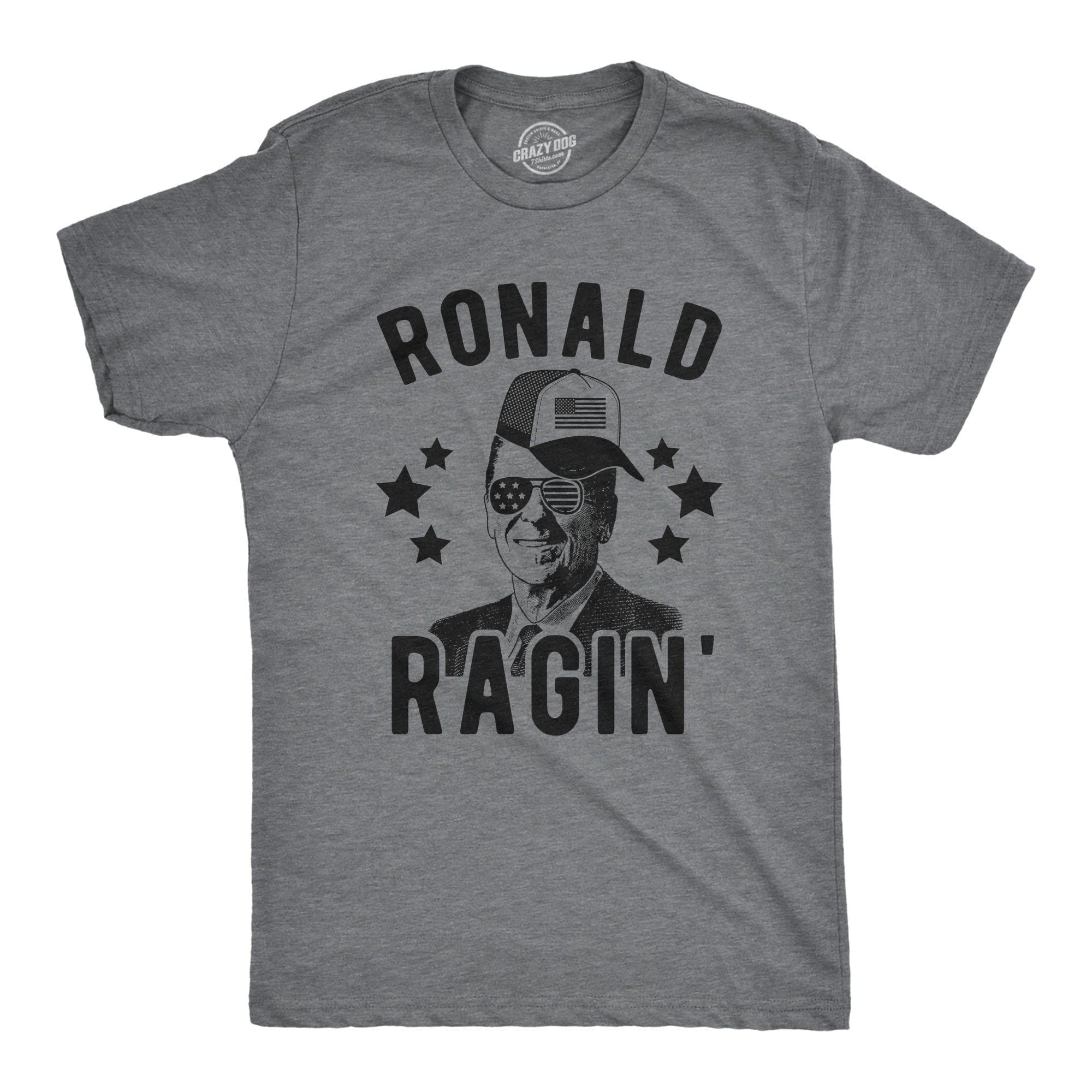 Ronald Ragin' Men's Tshirt - Crazy Dog T-Shirts