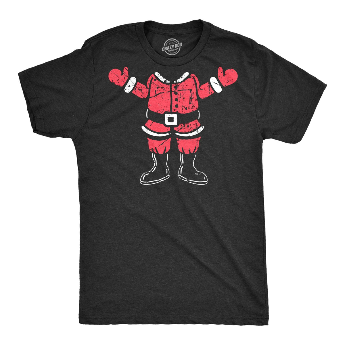 Santa Body Men&#39;s Tshirt  -  Crazy Dog T-Shirts
