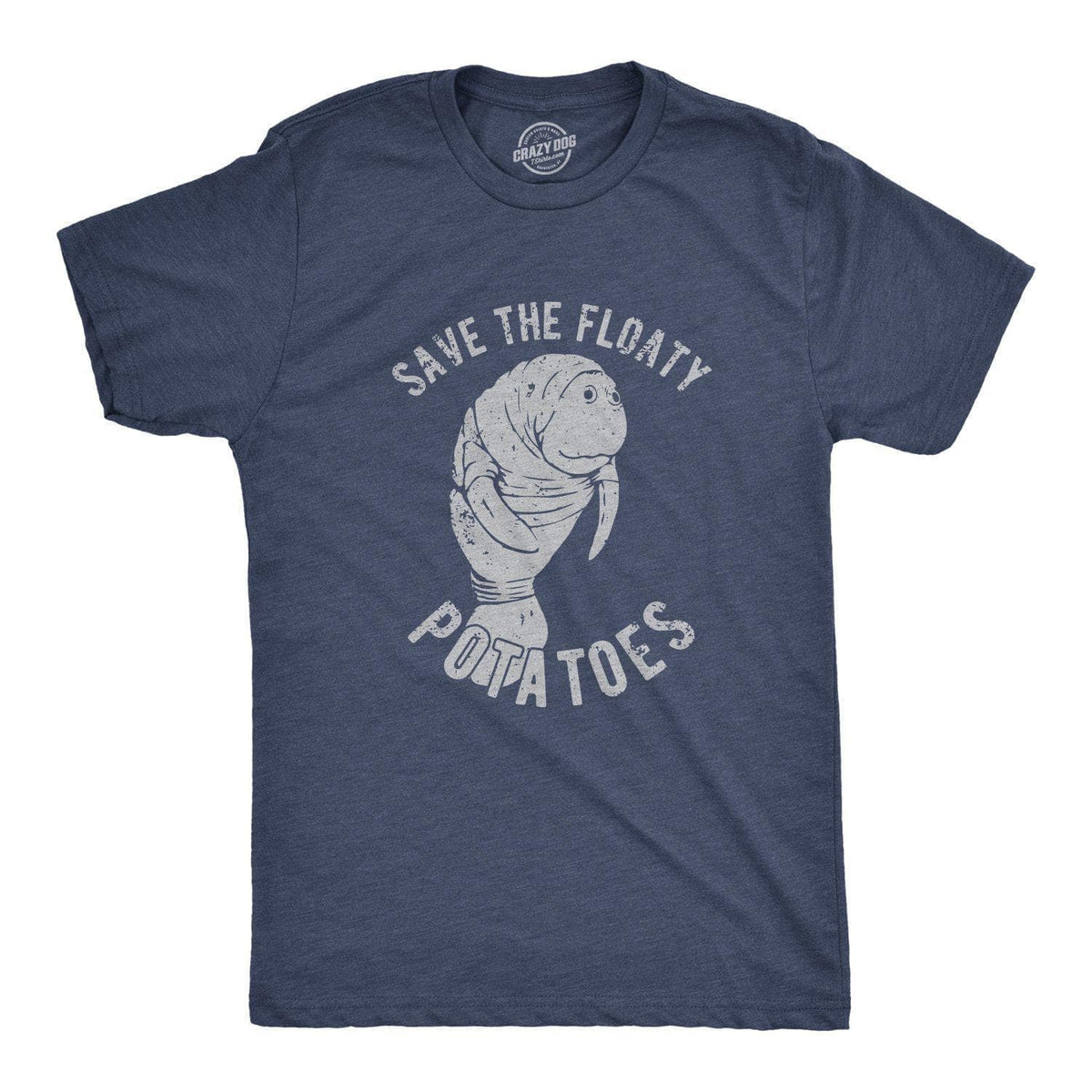 Save The Floaty Potatoes Men&#39;s Tshirt - Crazy Dog T-Shirts