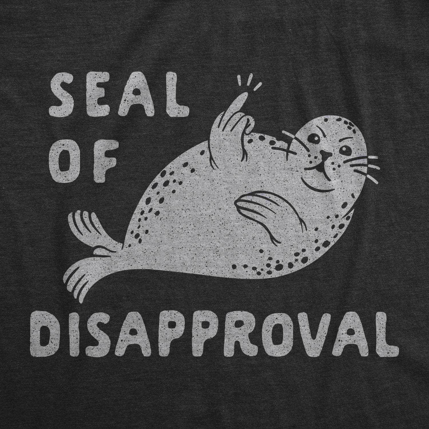 Seal Of Disapproval Men's Tshirt - Crazy Dog T-Shirts