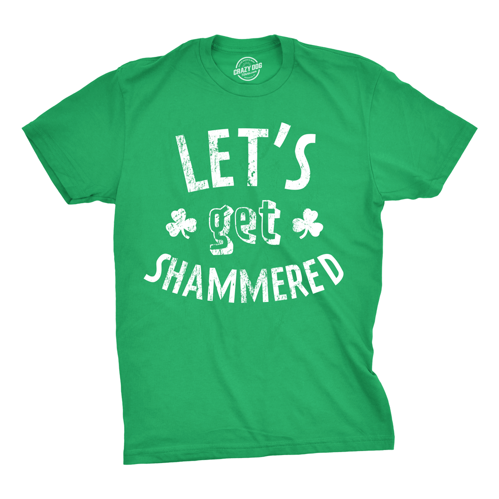 Shammered Men&#39;s Tshirt  -  Crazy Dog T-Shirts