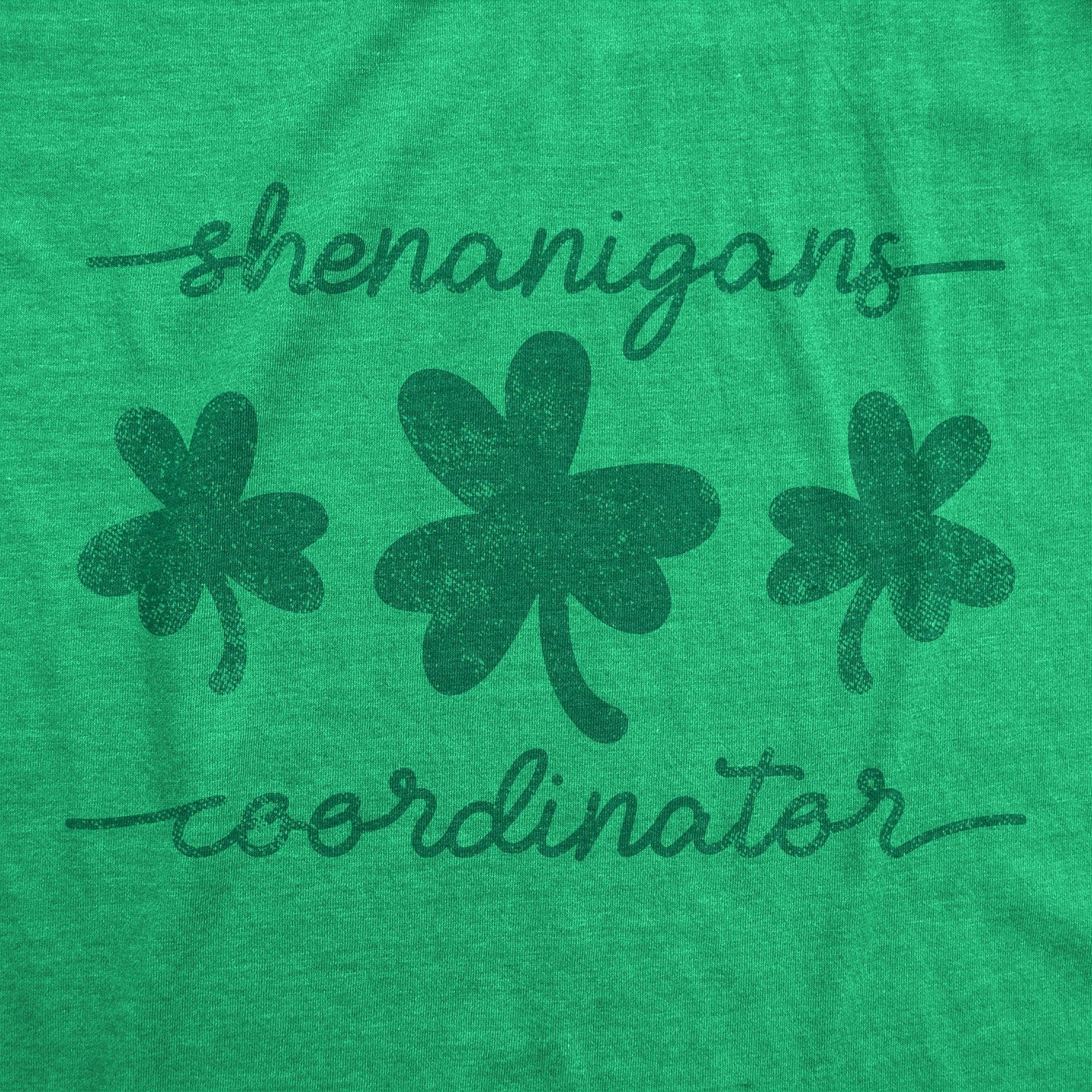 Shenanigans Coordinator Men's Tshirt  -  Crazy Dog T-Shirts