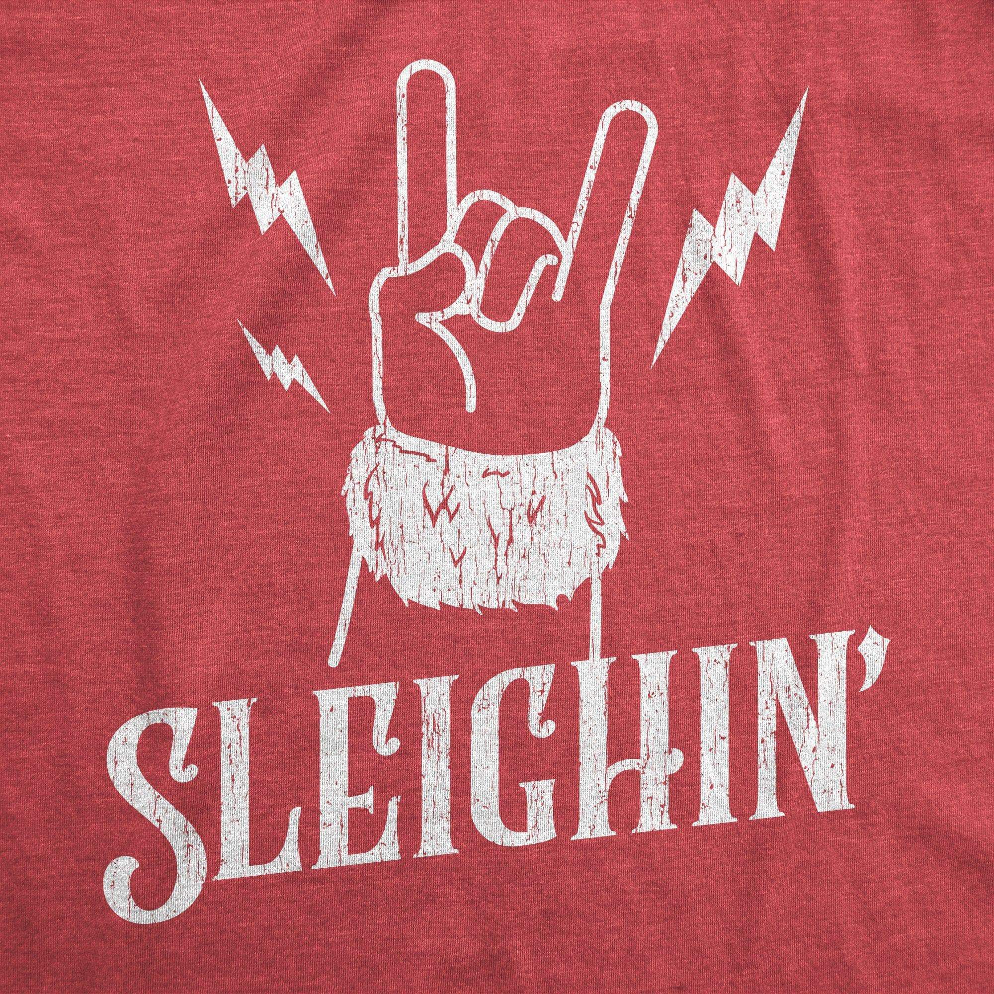 Sleighin Men's Tshirt - Crazy Dog T-Shirts