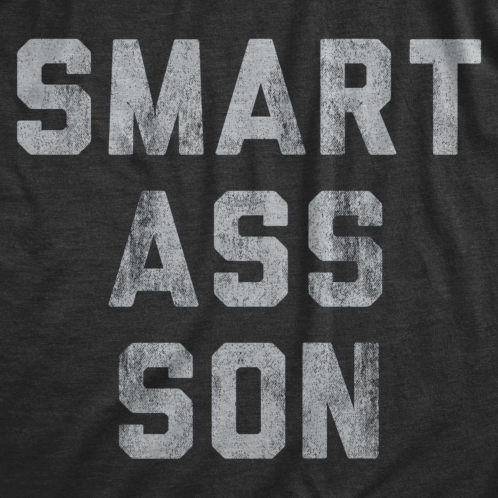 Smart Ass Son Men's Tshirt - Crazy Dog T-Shirts