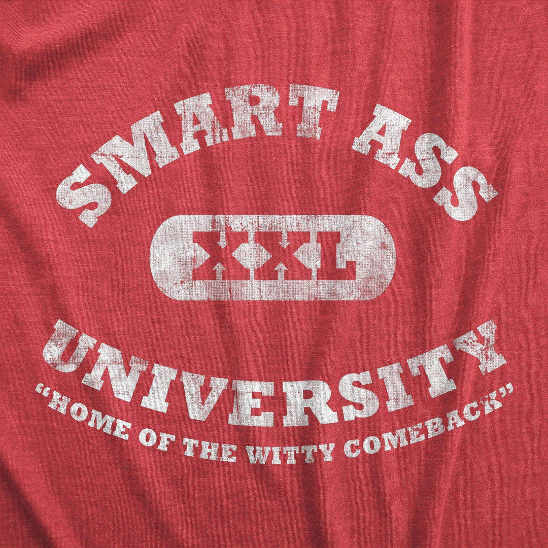 Smart Ass University Men's Tshirt  -  Crazy Dog T-Shirts