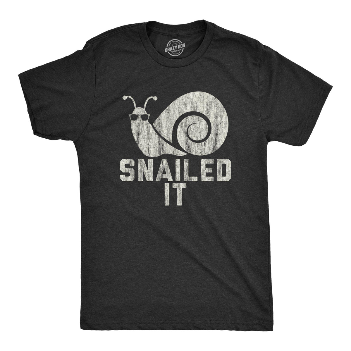 Snailed It Men&#39;s Tshirt - Crazy Dog T-Shirts