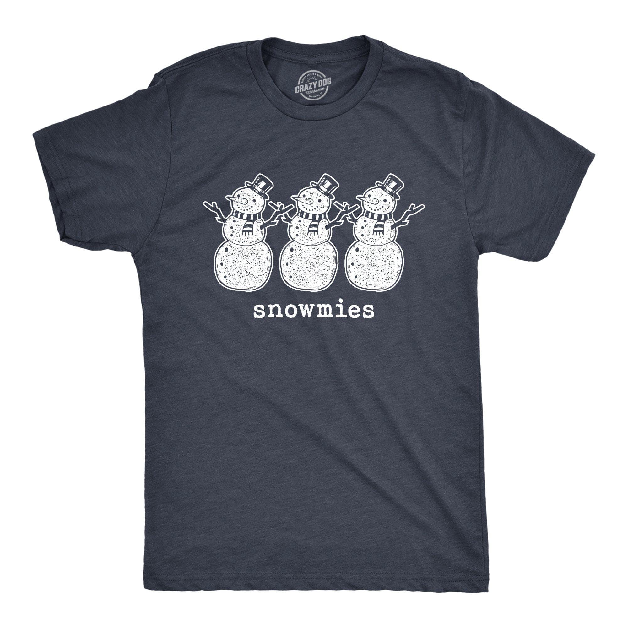 Snowmies Men's Tshirt - Crazy Dog T-Shirts