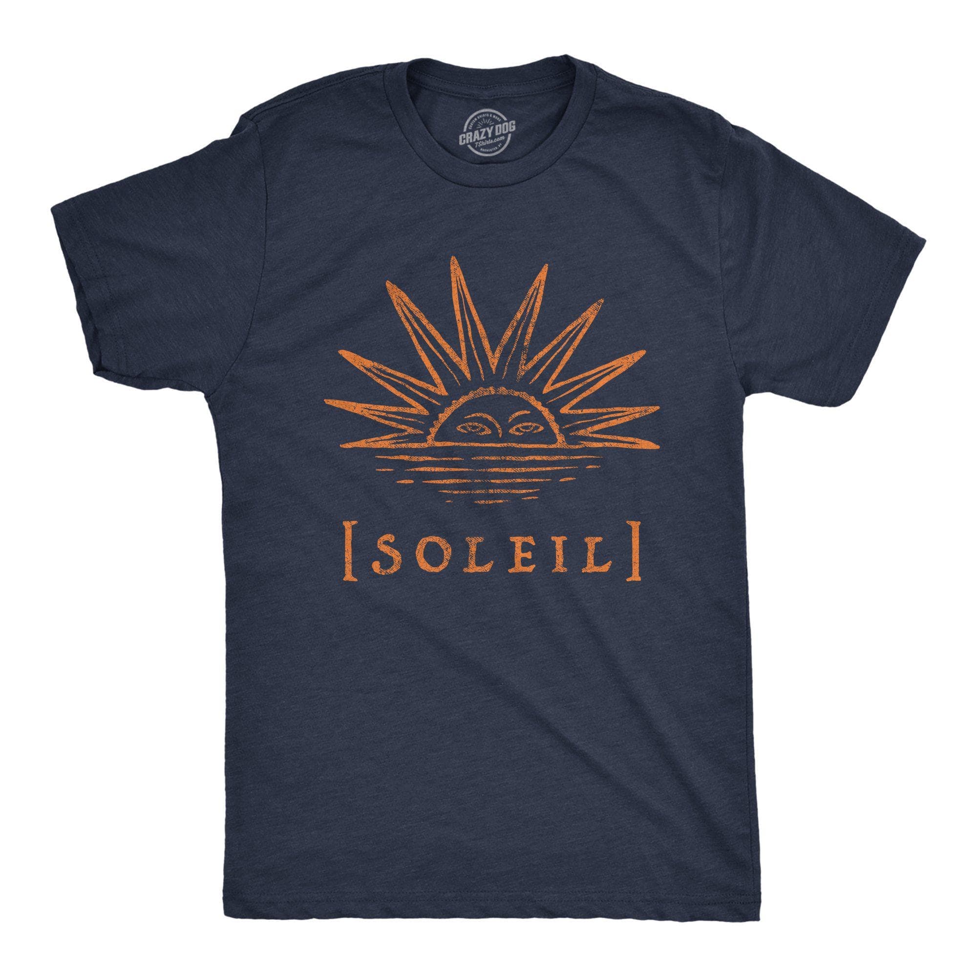 Soleil Men's Tshirt - Crazy Dog T-Shirts