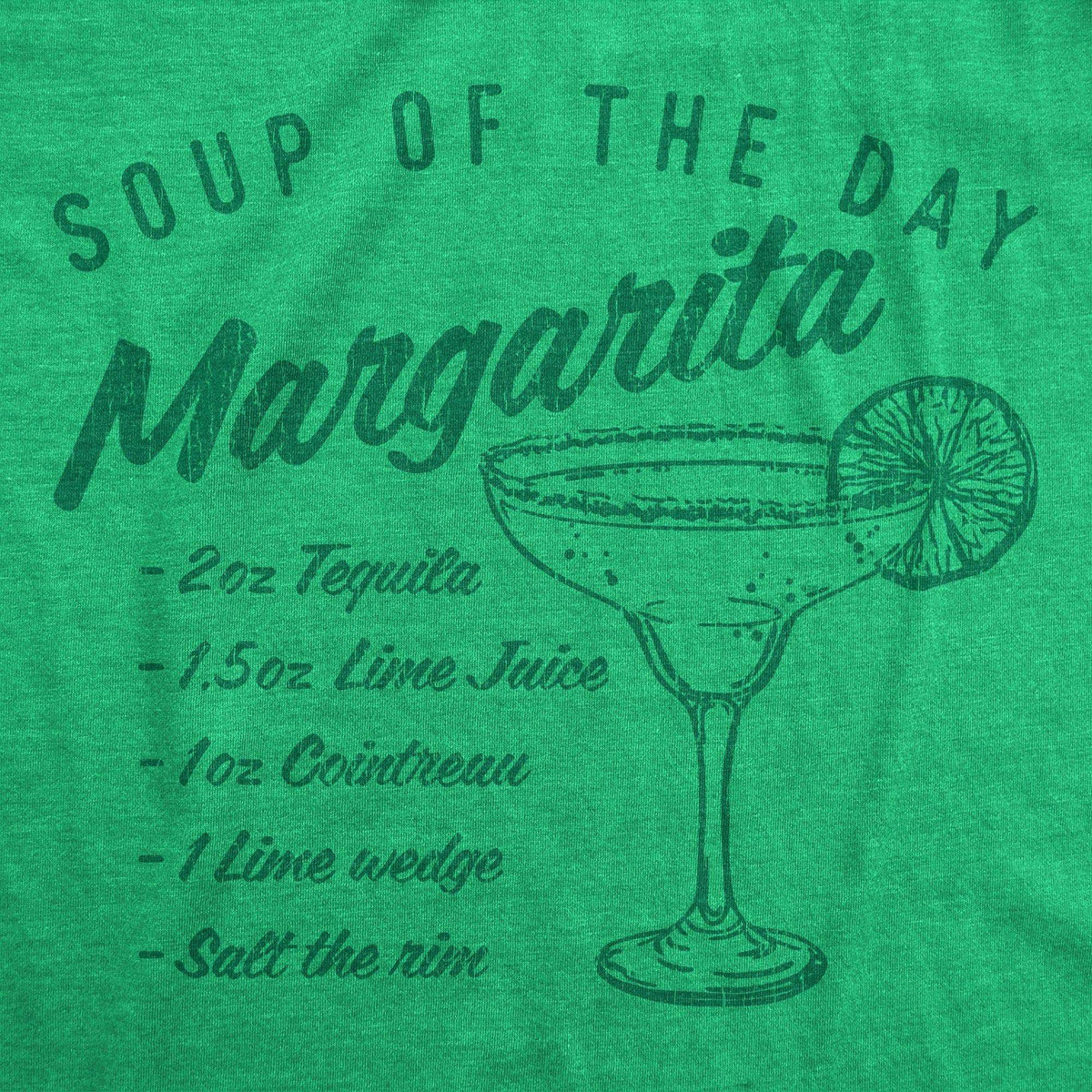 Soup Of The Day: Margarita Men&#39;s Tshirt - Crazy Dog T-Shirts