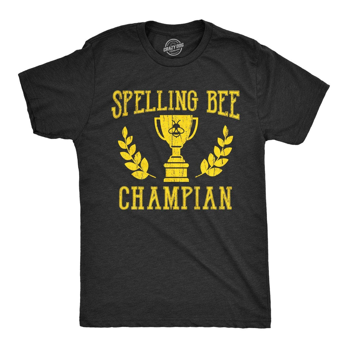 Spelling Bee Champion Men&#39;s Tshirt - Crazy Dog T-Shirts