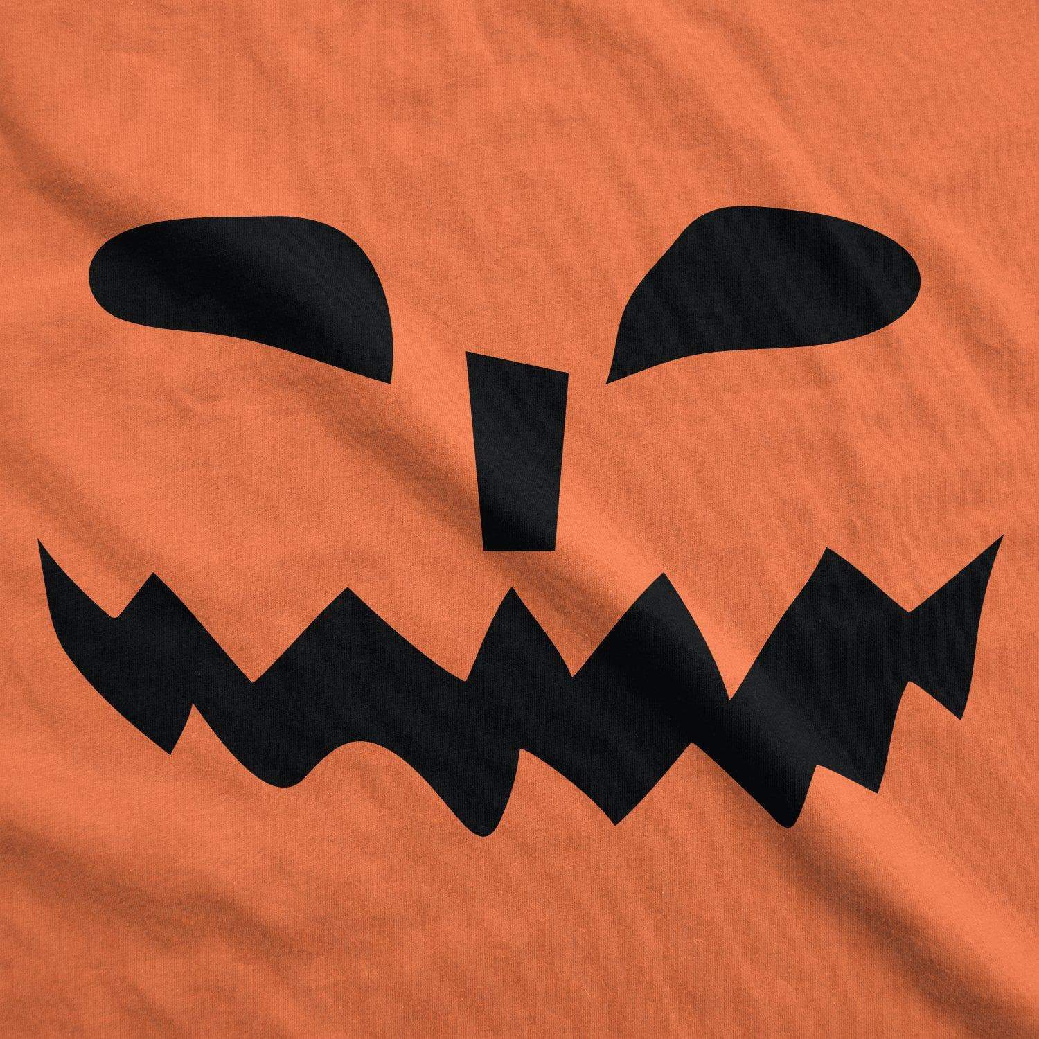 Spikey Teeth Pumpkin Face Men's Tshirt - Crazy Dog T-Shirts