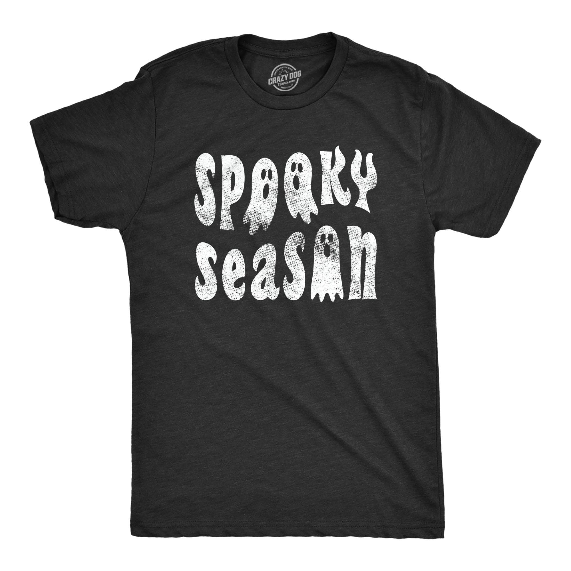 Spooky Season Men's Tshirt  -  Crazy Dog T-Shirts