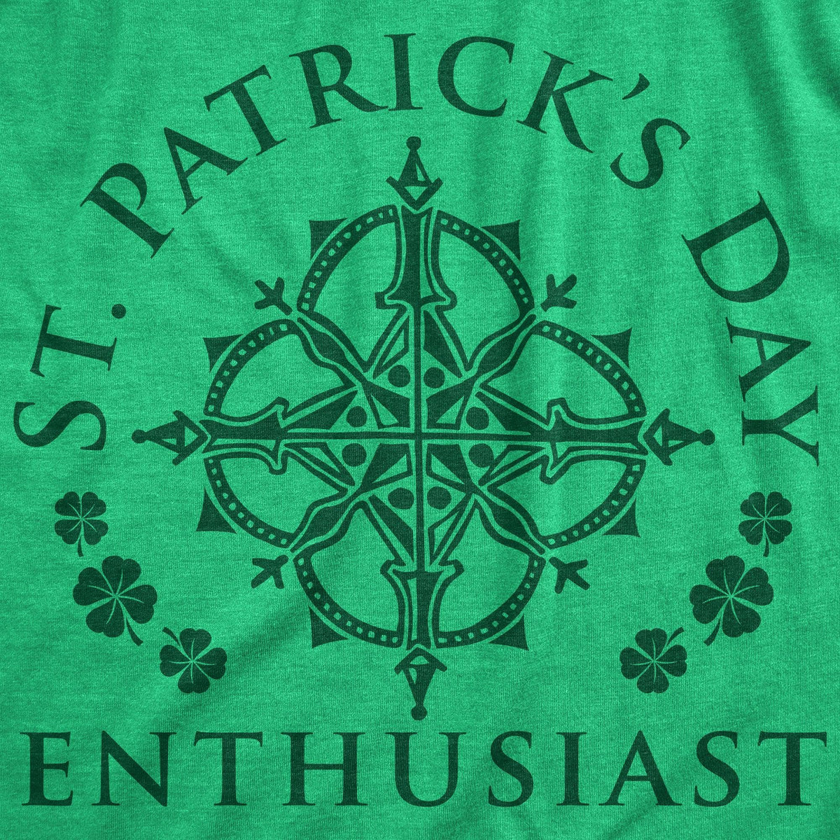 St. Patrick&#39;s Day Enthusiast Men&#39;s Tshirt  -  Crazy Dog T-Shirts