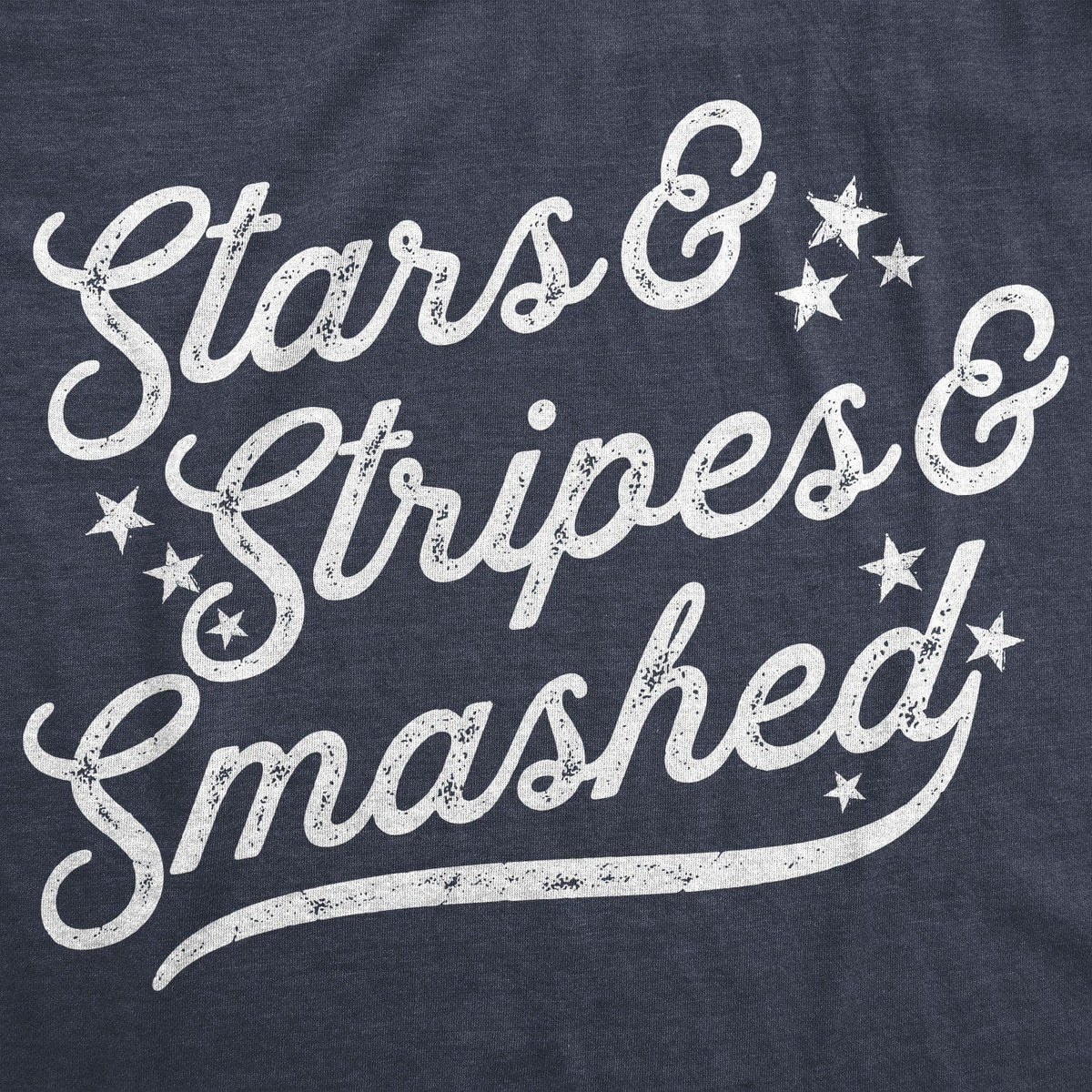 Stars, Stripes And Smashed Men&#39;s Tshirt - Crazy Dog T-Shirts