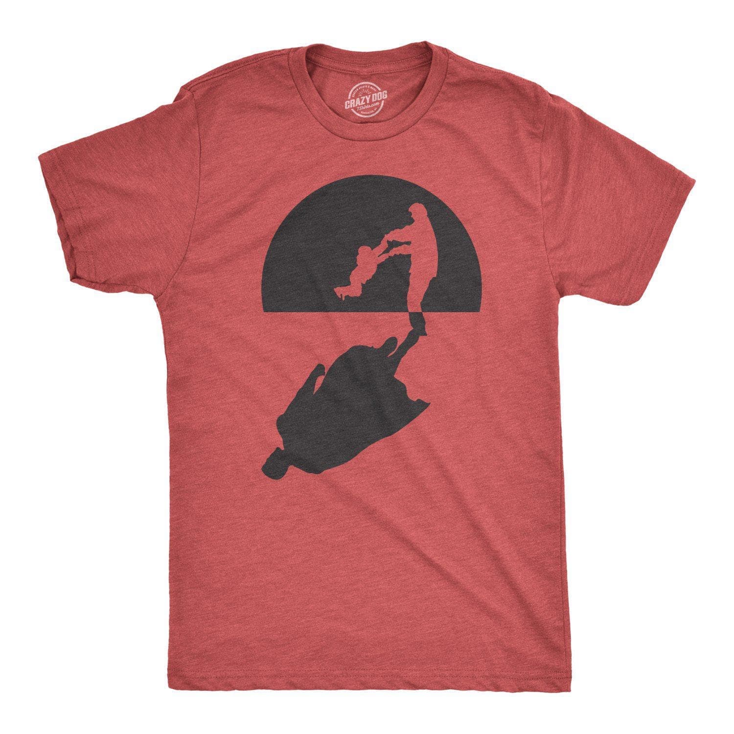 Super Dad Shadow Men's Tshirt  -  Crazy Dog T-Shirts