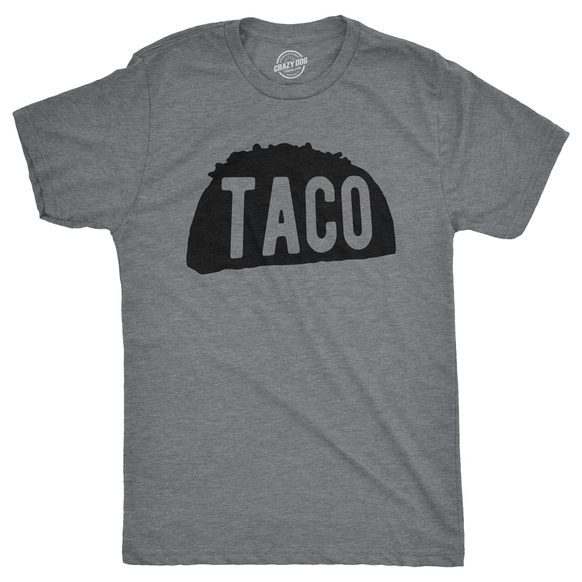 Taco Men's Tshirt  -  Crazy Dog T-Shirts