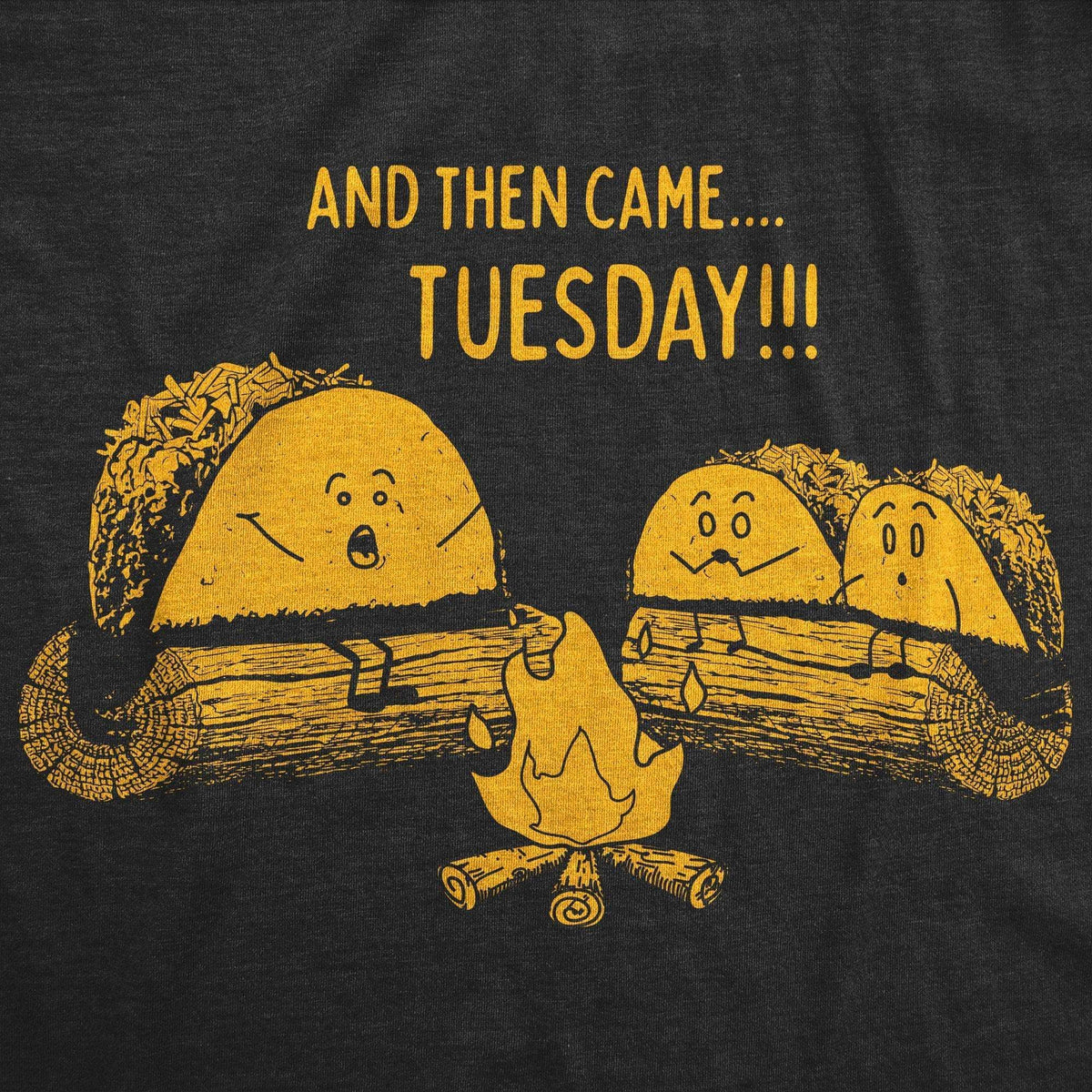 Taco Tuesday Ghost Story Men&#39;s Tshirt - Crazy Dog T-Shirts